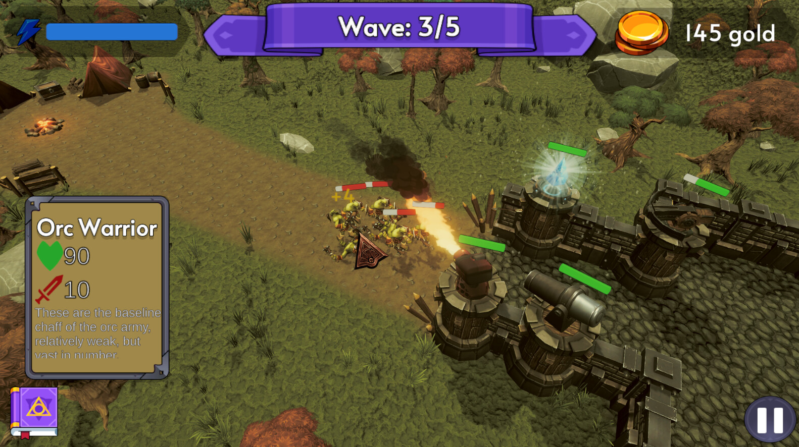 Defence of the Arcane Realms Demo Featured Screenshot #1