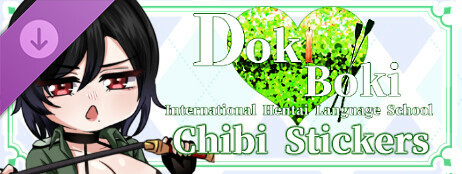 Doki Boki International Hentai Language School Chibi Stickers cover art