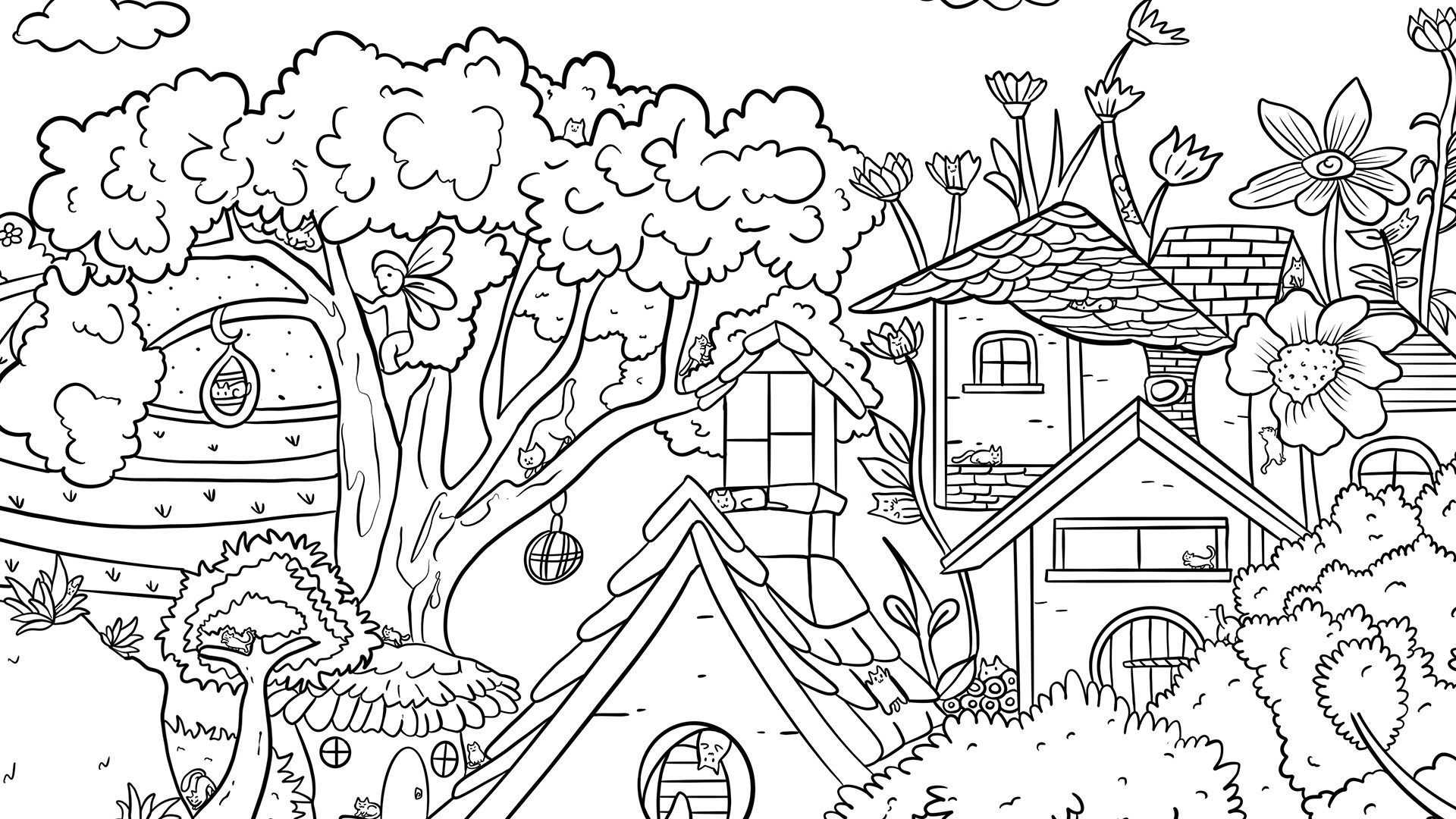 100 Forest Cats - Artbook Featured Screenshot #1