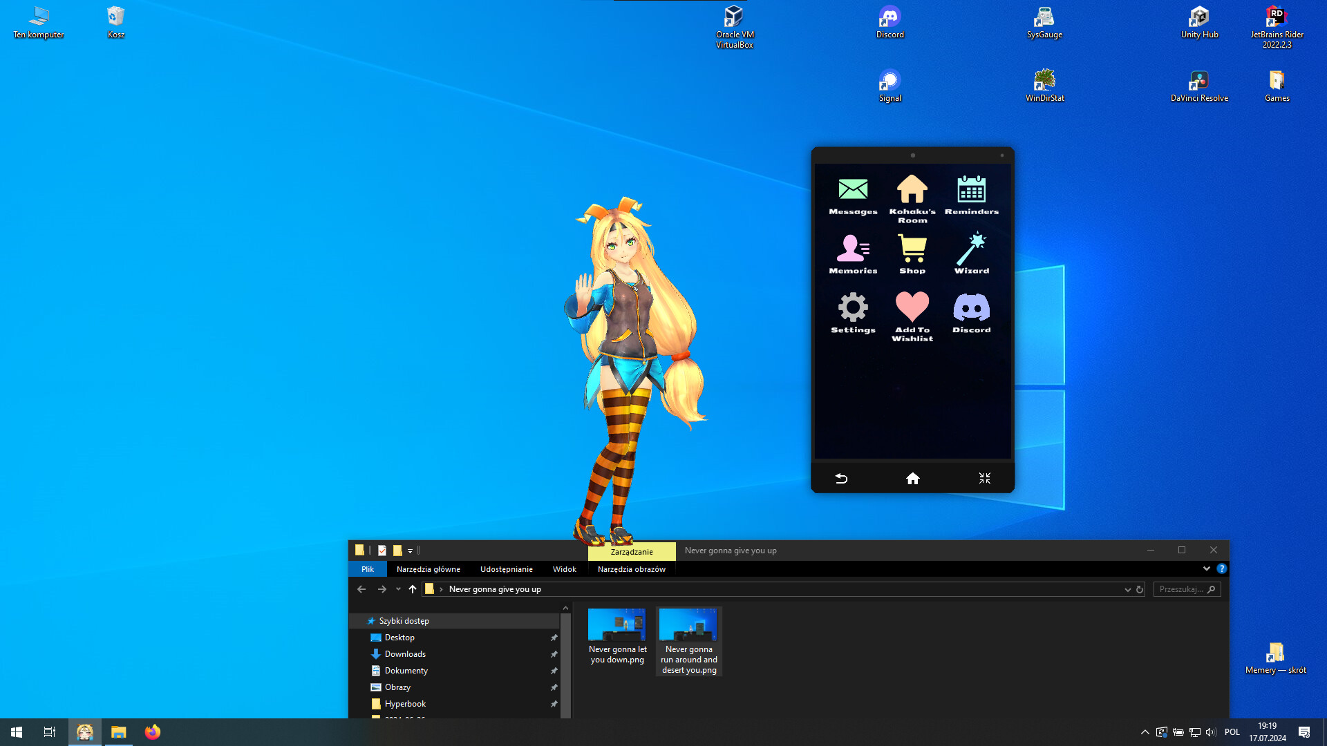 Unity-Chan: Desktop Companion screenshot #6