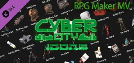 RPG Maker MV - CyberCity Icons banner image