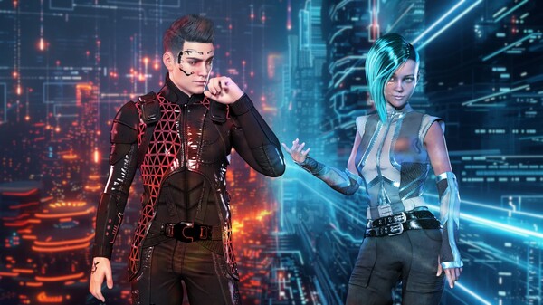 RPG Maker MZ - CyberCity Character Creator Kit