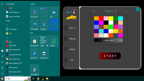Theme X screenshot 5
