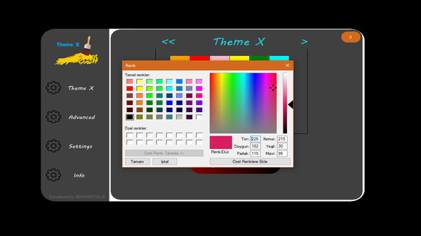 Theme X screenshot 2