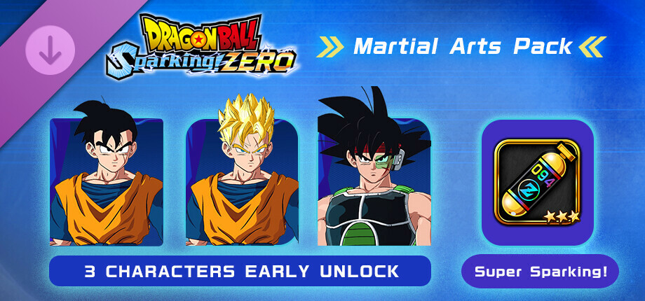 DRAGON BALL: Sparking! ZERO Martial Arts Pack cover art