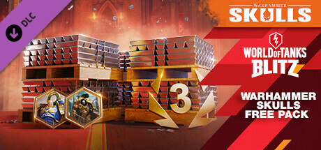 World of Tanks Blitz - Warhammer Skulls Free Pack cover art