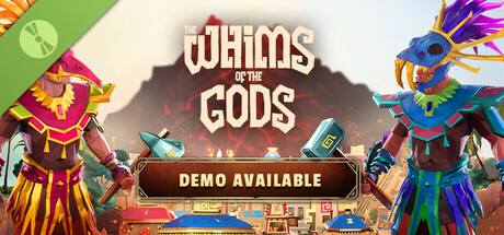 The Whims of the Gods Demo 🏝️🏠🌋 banner image