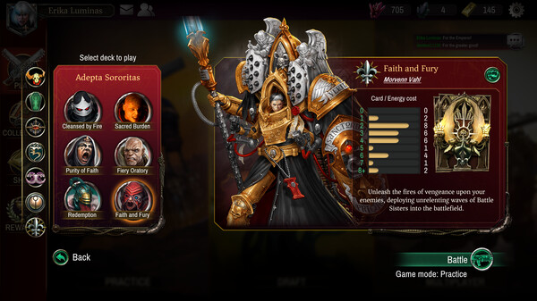 Warhammer 40,000: Warpforge - Sororitas starter bundle