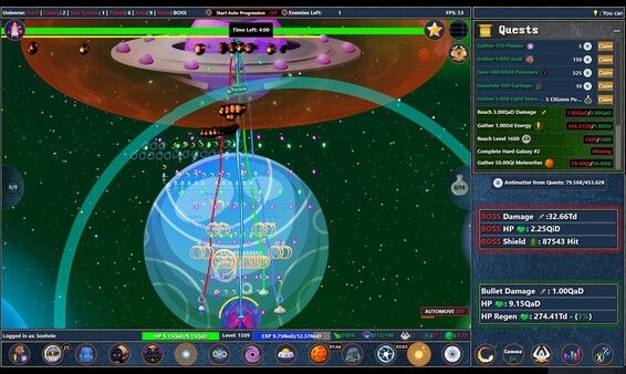 Galaxy Idle Clicker game for windows Pc 1