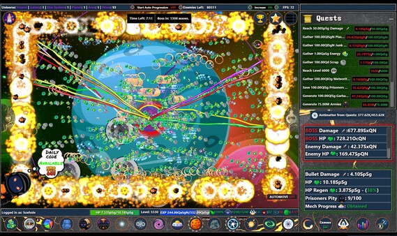 Galaxy Idle Clickerfor windows and Linux 1