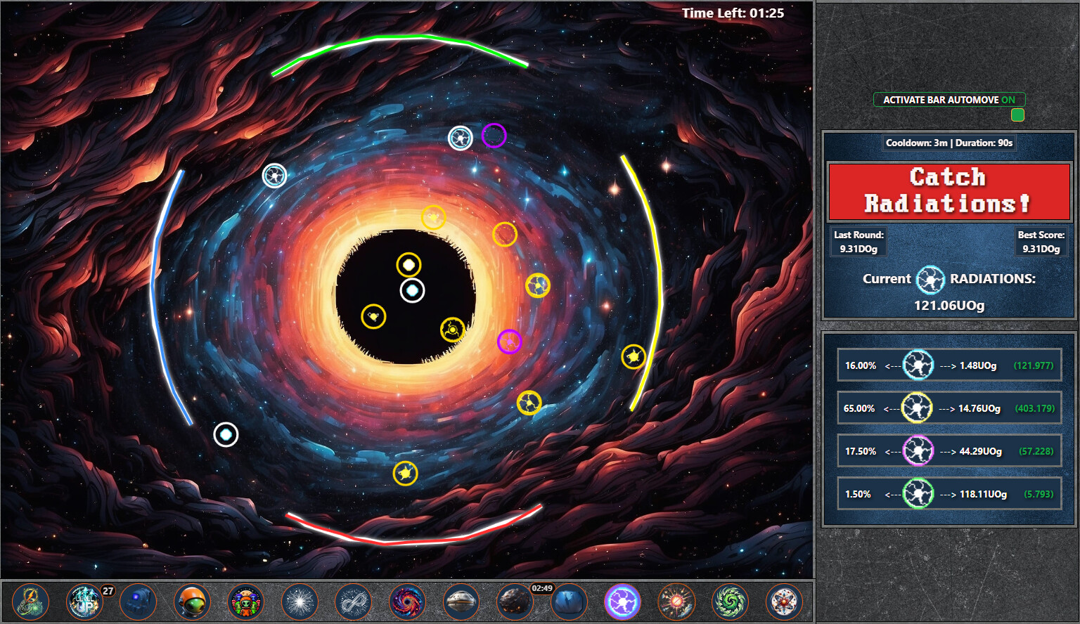 Screenshot of Galaxy Idle Clicker
