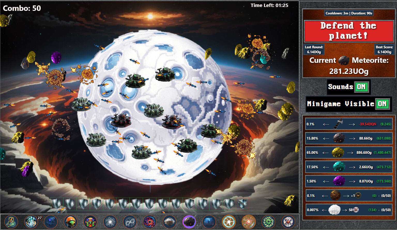Screenshot of Galaxy Idle Clicker
