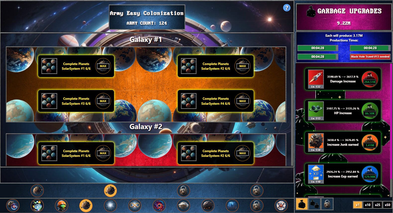 Galaxy Idle Clicker screenshot 6