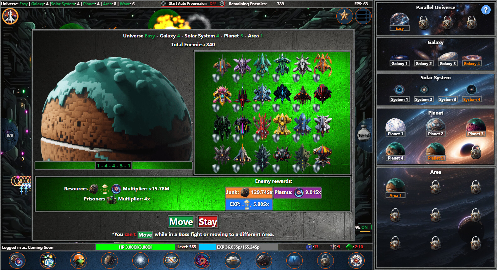 Galaxy Idle Clicker screenshot 2