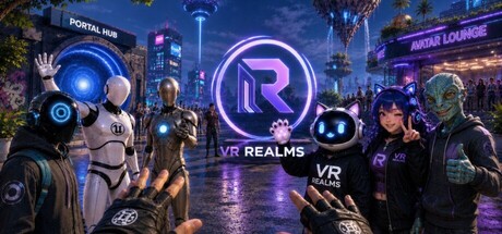 VR Realms — Steam header