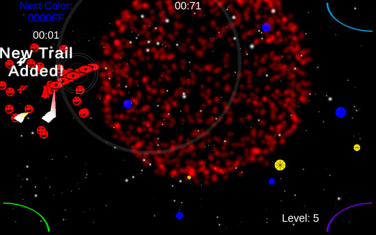 Space Trail Fireworks.