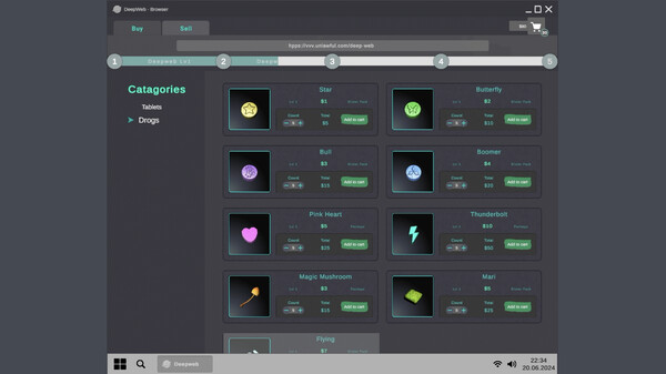 DeepWeb Simulator: Prologue screenshot 3