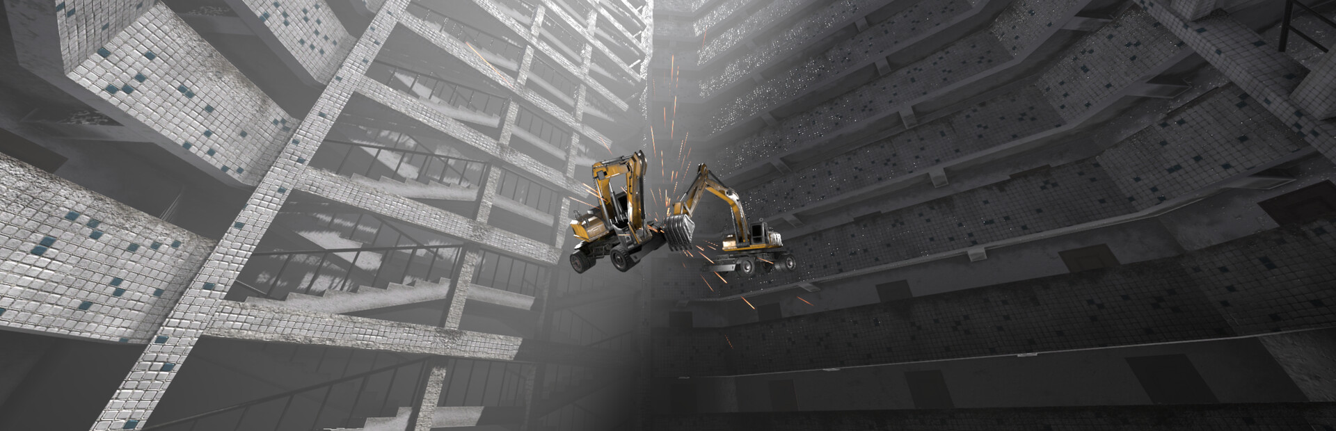 Metal Toy Excavator