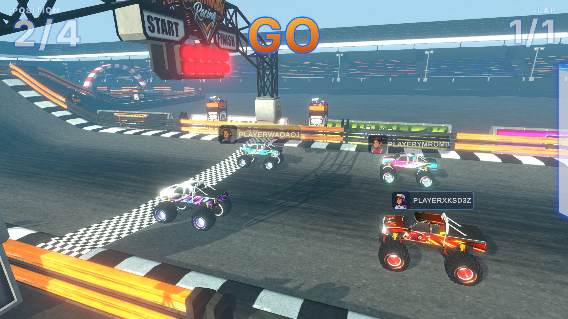 SuperTrucks Multiplayer Racing screenshot #5