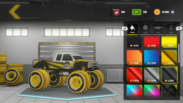 Block Trucks Multiplayer Racing screenshot 2