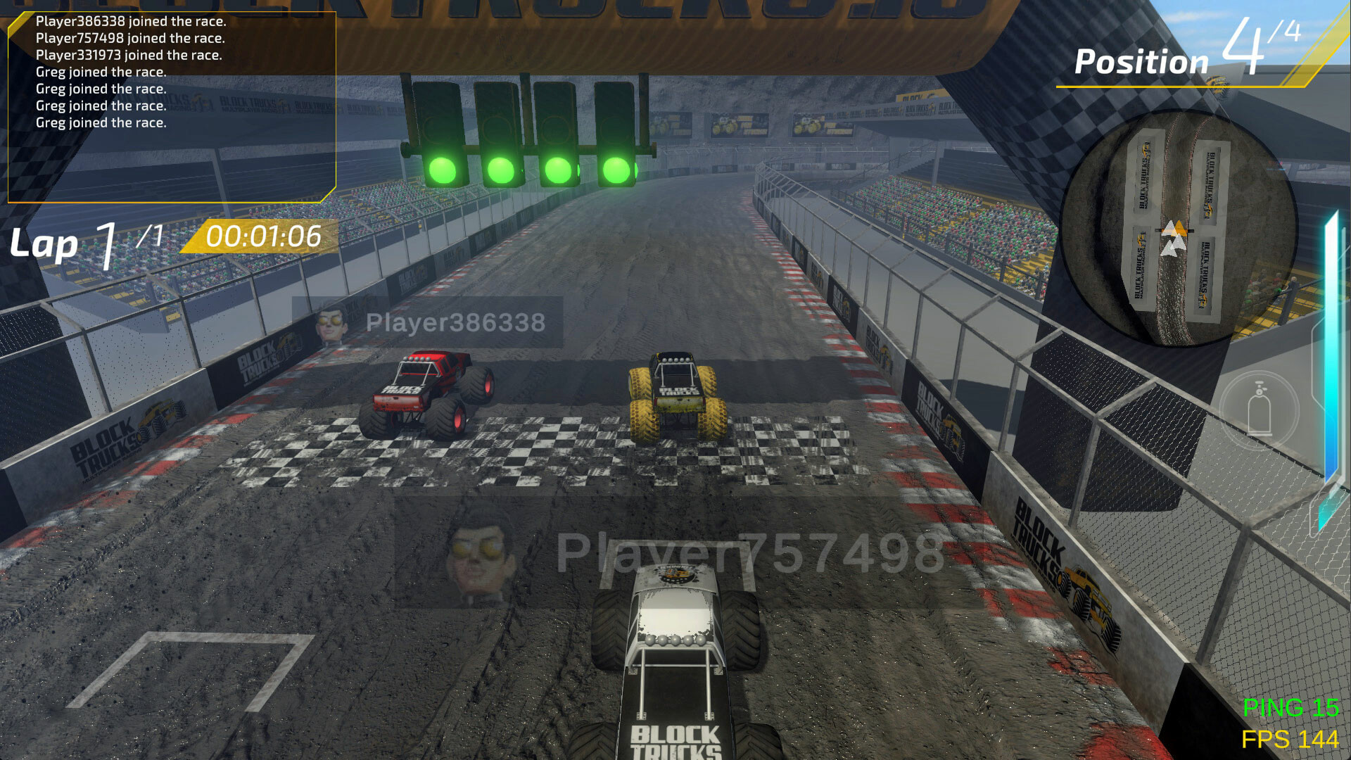 SuperTrucks Multiplayer Racing screenshot #1