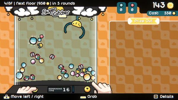 Screenshot of Cupiclaw