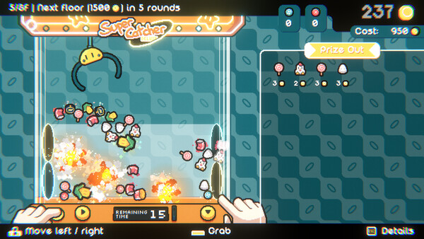 Screenshot of Cupiclaw