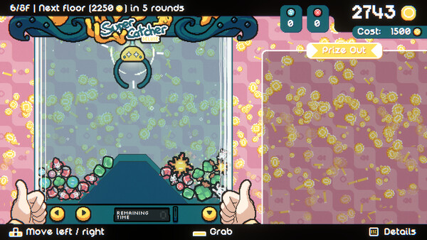 Screenshot of Cupiclaw