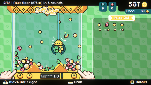 Screenshot of Cupiclaw