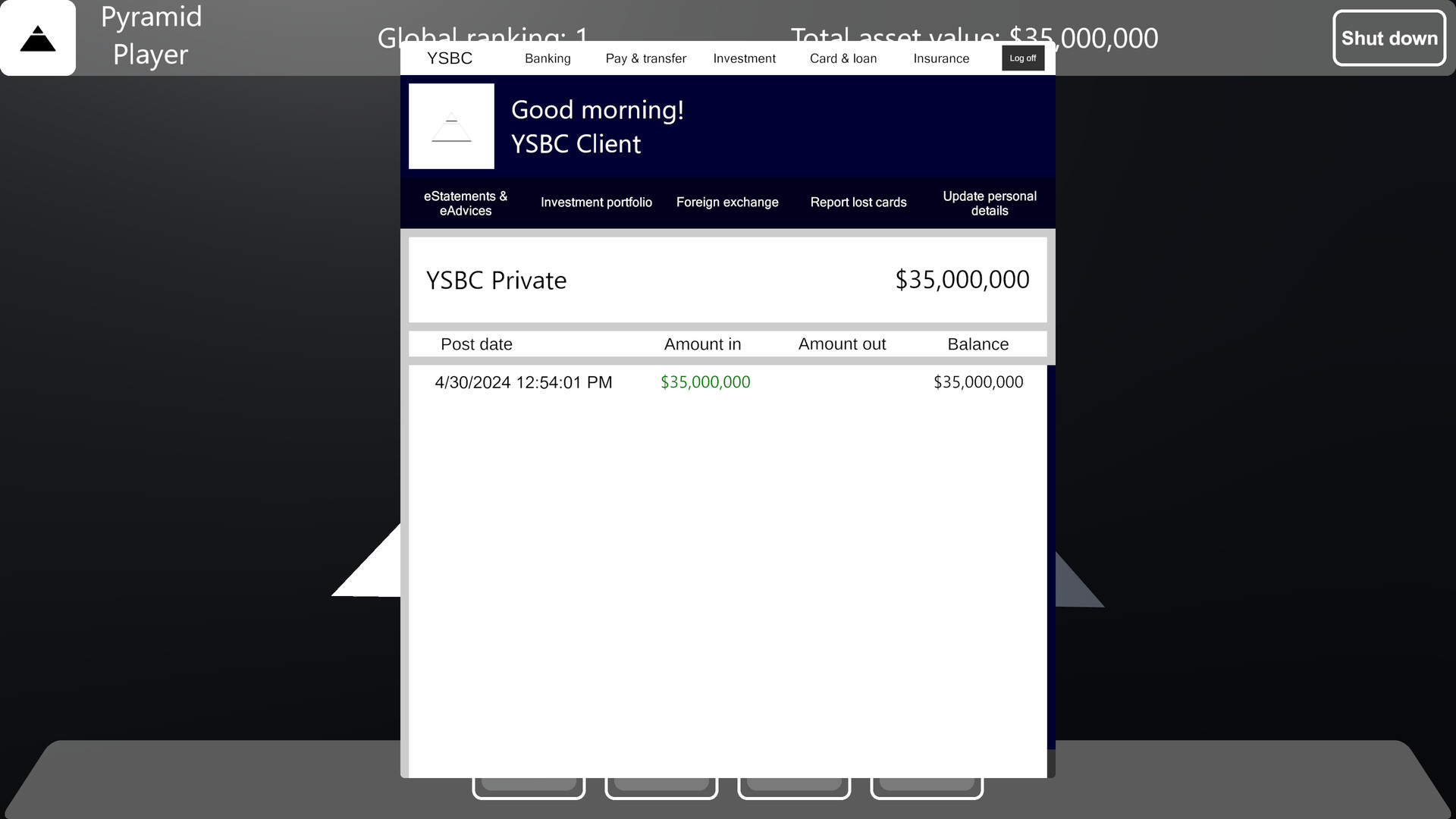 Pyramid Game YSBC Private Featured Screenshot #1