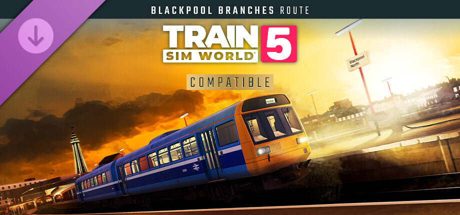 Train Sim World® 5: Blackpool Branches: Preston - Blackpool & Ormskirk Route Add-On cover art