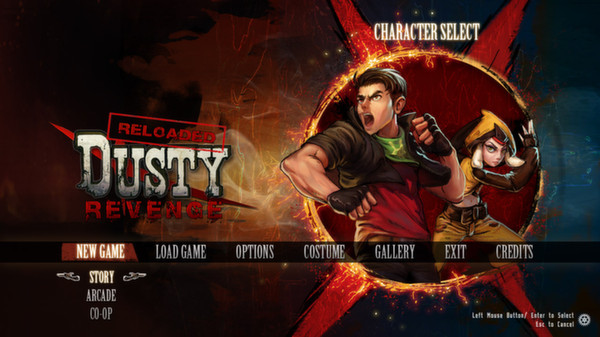 Screenshot z Dusty Revenge - Almost Human~