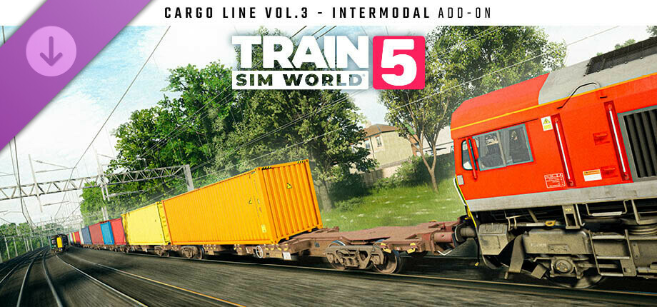 Train Sim World® 5: Cargo Line Vol. 3 - Intermodal cover art