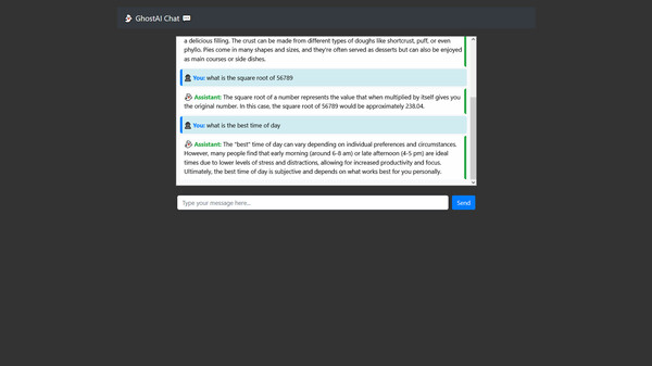 GHOST AI CHAT screenshot 4