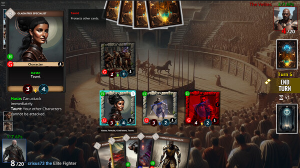 For the Glory of Gods TCG game for Linux 1