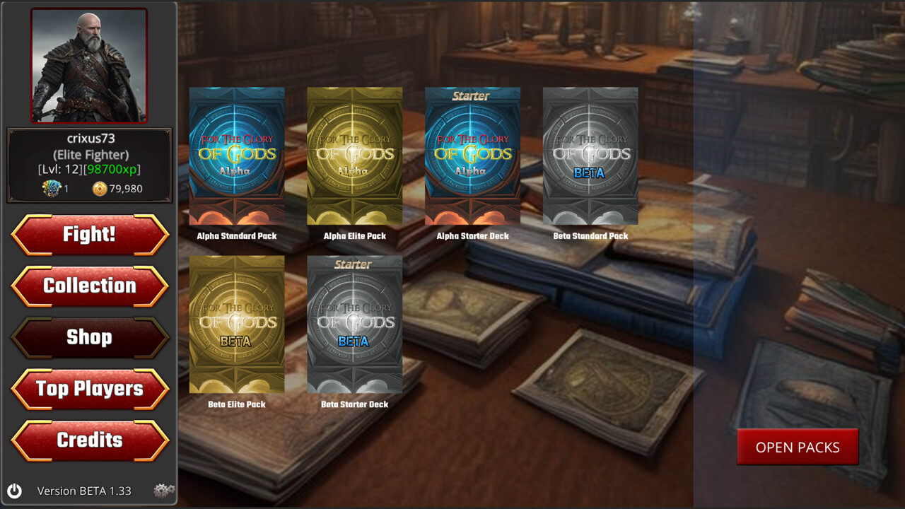 For the Glory of Gods TCG screenshot #6