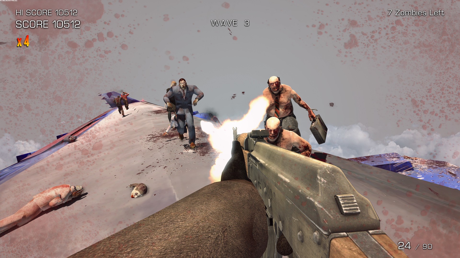 #5. Zombies on a Plane (Steam) By: Fulqrum Publishing