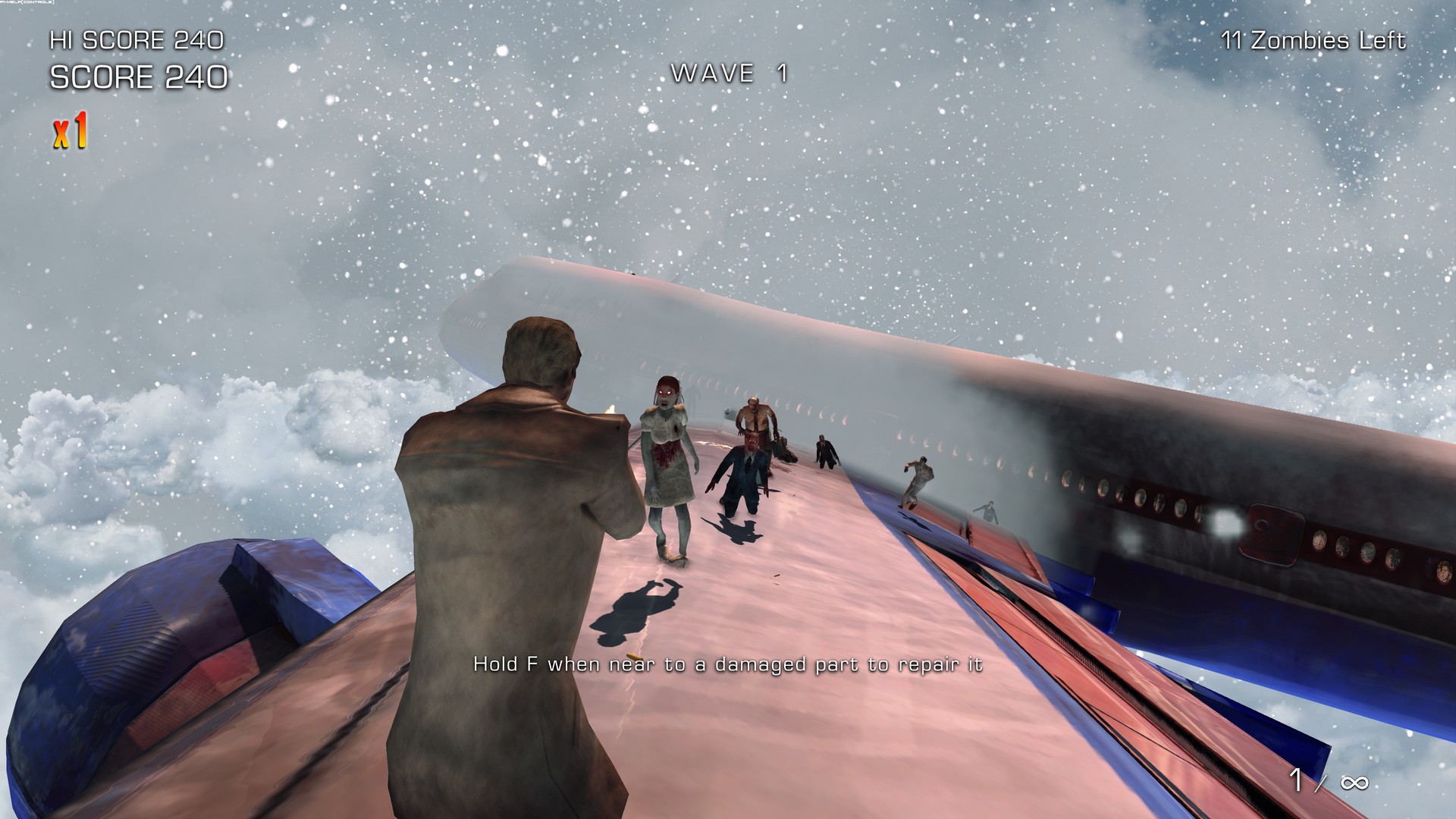 #3. Zombies on a Plane (Steam) By: Fulqrum Publishing