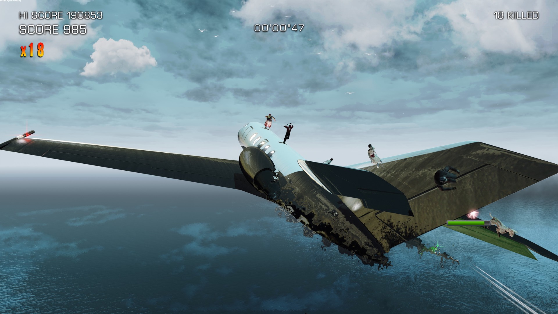 #10. Zombies on a Plane (Steam) By: Fulqrum Publishing