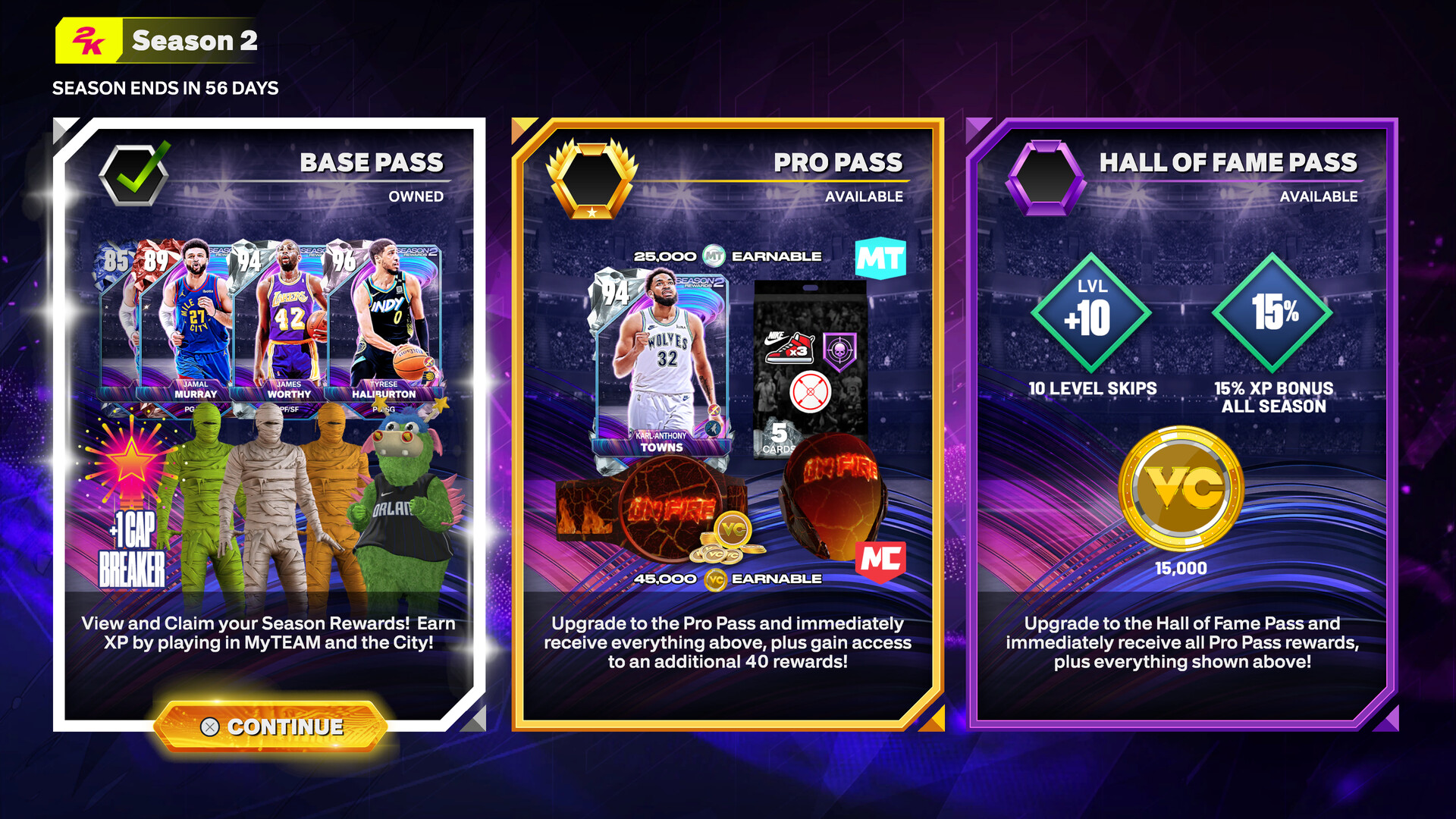 NBA 2K25 Hall of Fame Pass: Season 2 Featured Screenshot #1