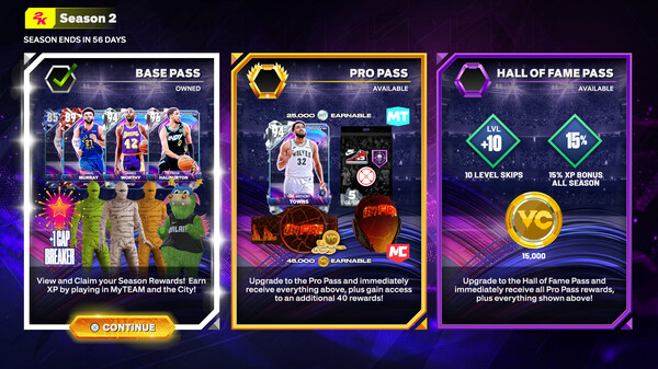 NBA 2K25 Pro Pass: Season 2