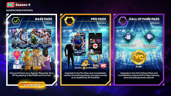 NBA 2K25 Hall of Fame Pass: Season 4