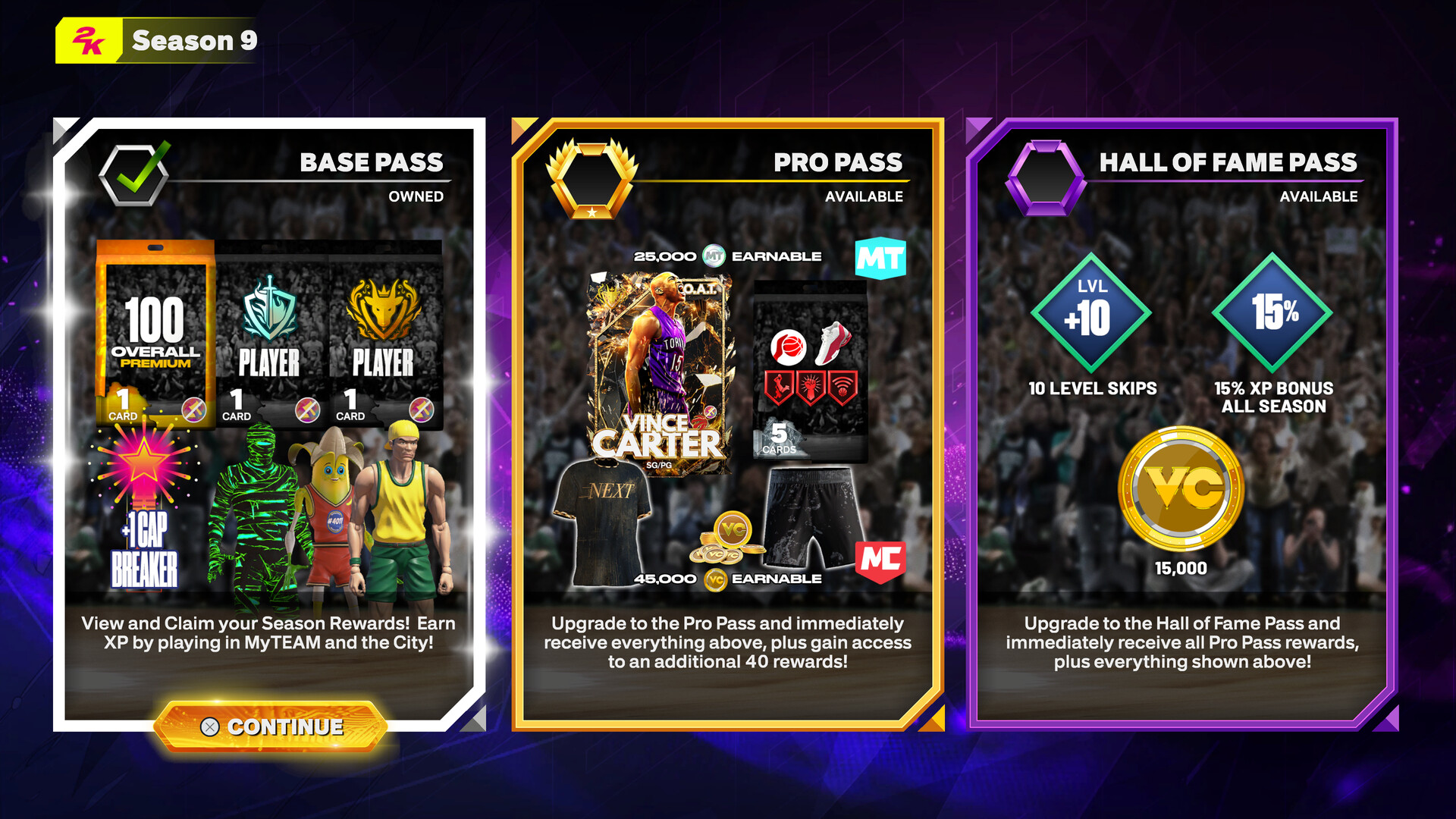 NBA 2K25 Hall of Fame Pass: Season 9 Featured Screenshot #1