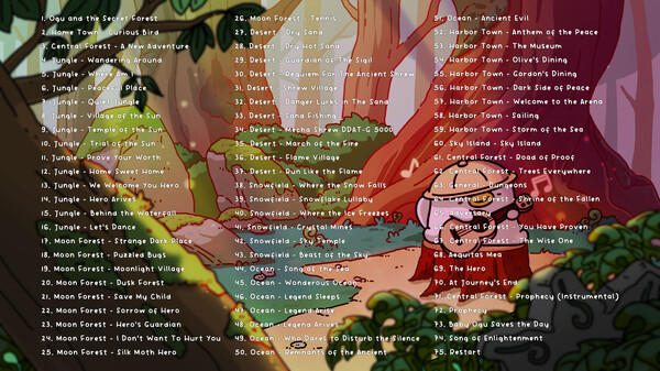Ogu and the Secret Forest - Soundtrack + Hats