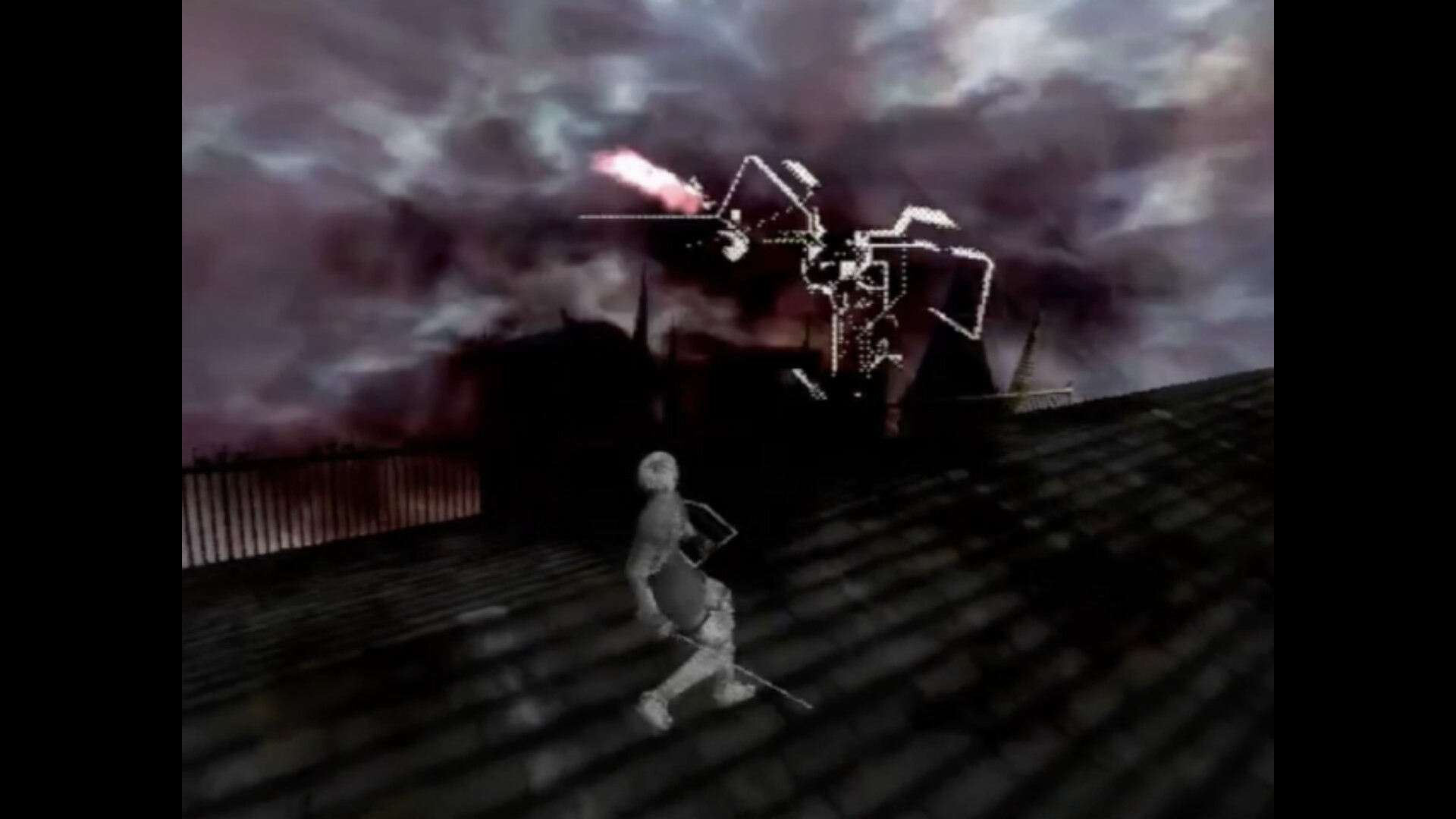 A monochrome encounter in PRISON OF HUSKS