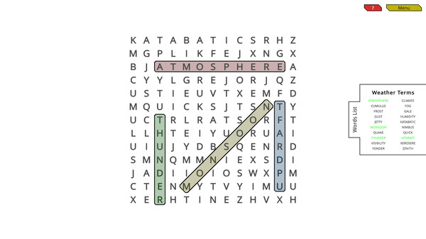 Woohoo! - Game "WordSearch"