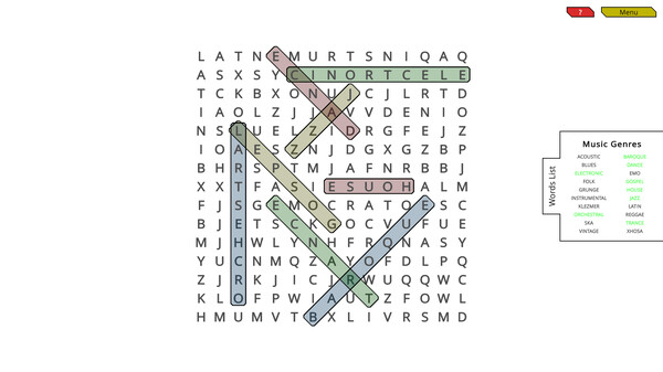 Woohoo! - Game "WordSearch"