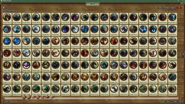 Fantasy Grounds - Fantasy Token Collection - Dragon 01