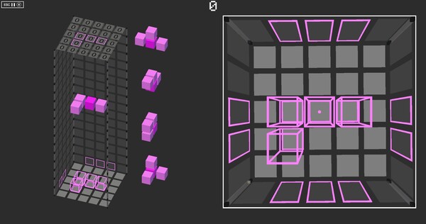 Cubic Tetris