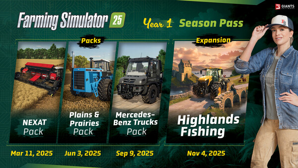 Farming Simulator 25: Year 1 Season Pass